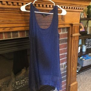 Cupio dark blue sleeveless tunic